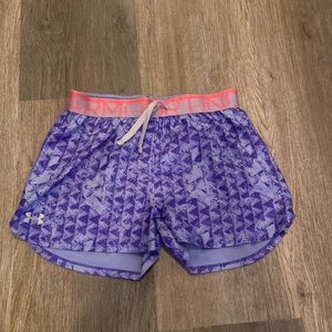 womens under armor running shorts